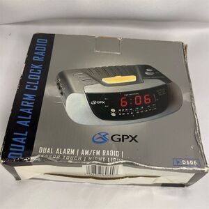 GPX Alarm Clock Radio with Snooze and Sleep Functions